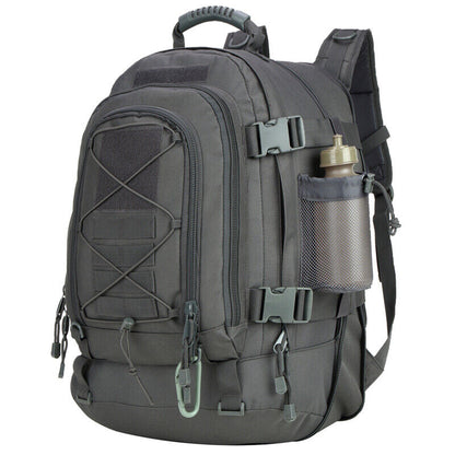 Großer militärischer taktischer Rucksack Outdoor erweiterbar Reise Wandertasche-
