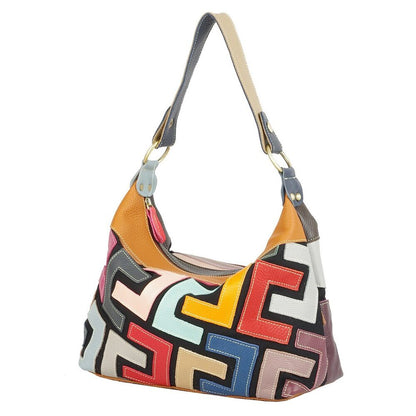 Genuine Leather Women's Multi-color (random) Handbag Satchel Tote Shoulder Bags