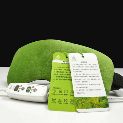 Chinese Moxibustion Blindfold Hot Steam Moxa Eye Patch Mugwort Eye Massage 艾灸眼罩