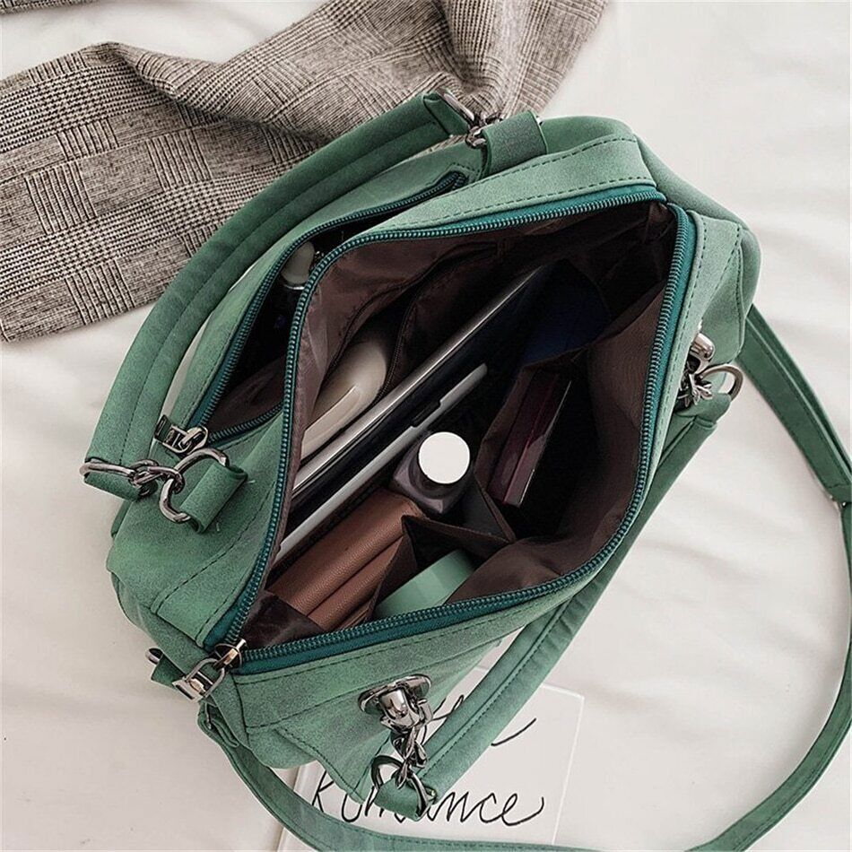 Ladies Handbag Women's Shoulder Crossbody Bag PU Leather Travel Handbag Bag