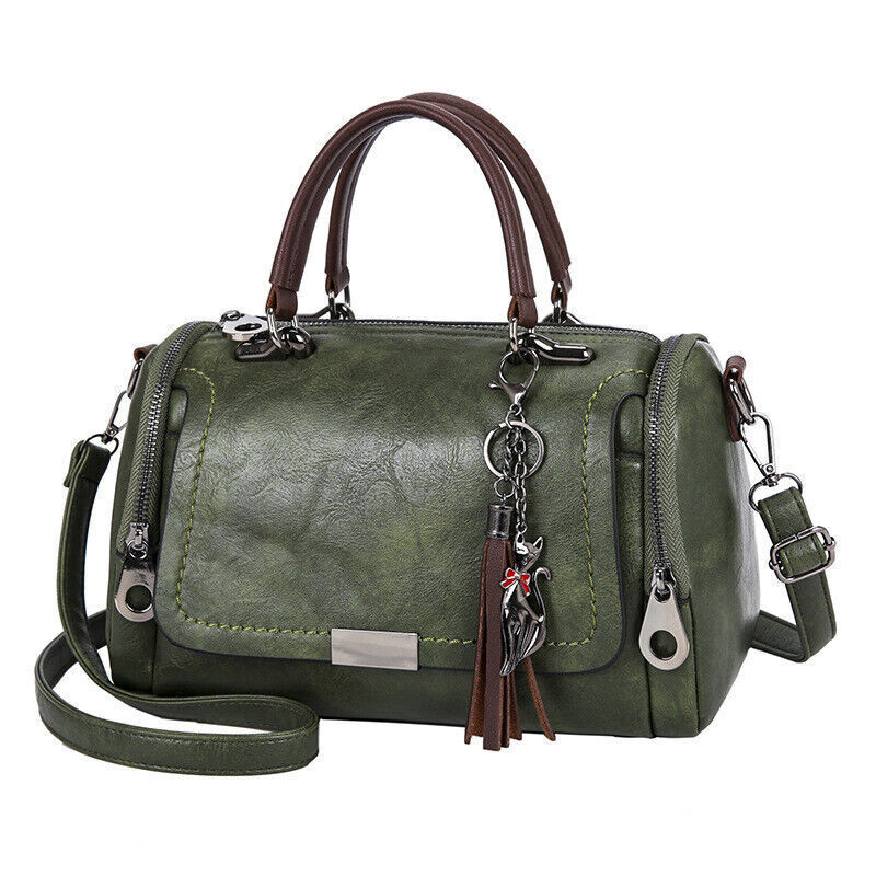 Ladies Faux Leather Shoulder Bag Tote Purse Handbags Messenger Crossbody Satchel