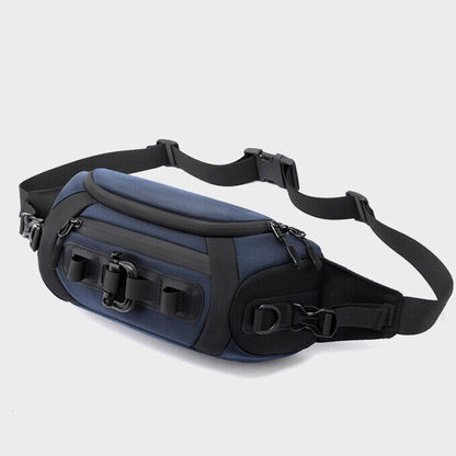 Men's Sling Backpack Nylon Waterproof Crossbody Bag Waist Pack Casual Daypack