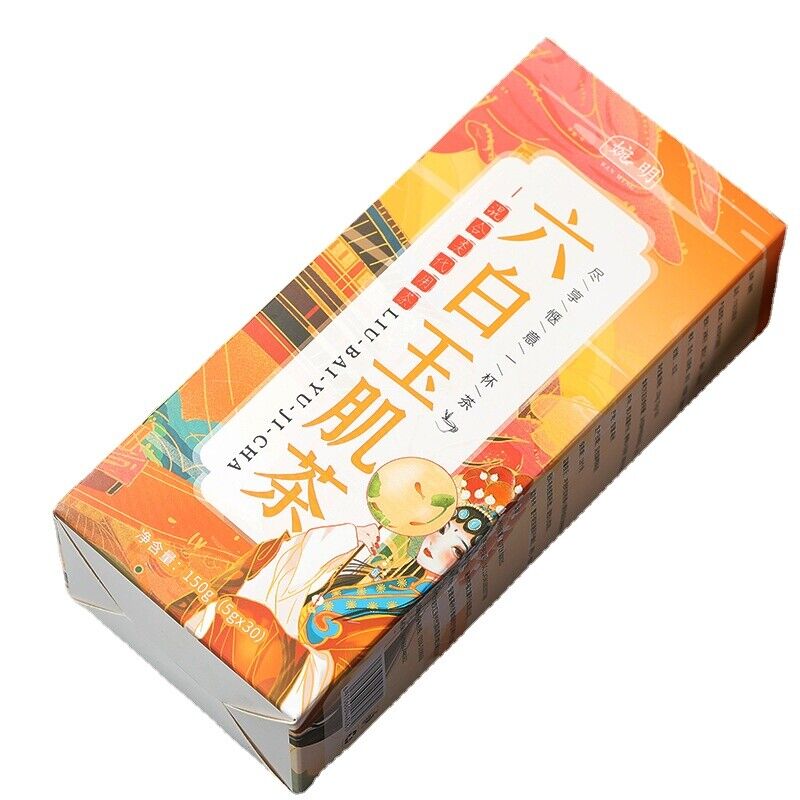 150g Six White Jade Muscle Tea Health and Skin Whitening Tea Blemish Bag Tea