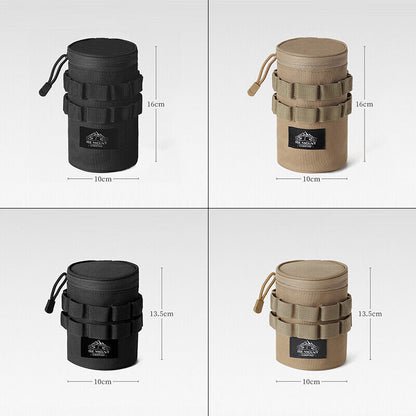 Outdoor Tactical Camping Tea Beer Cup Storage Bag Water Bottle Holder Hangable