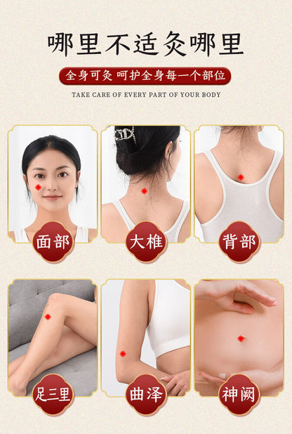 Moxibustion Pot Purple Sand Gausha Massage Moxa Pot Wormwood Roll Tool 艾灸艾草艾条艾柱