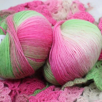Hot Sale 50g Crochet soft Rainbow Dyeing Wool Yarn Crafts Hand Knitting Yarn