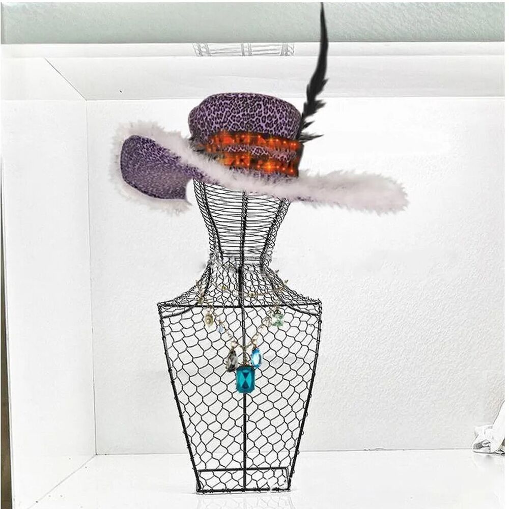 Wig Stands Metal Head Half Of Body Part Mannequin Sport Cap Scarf Display Holder