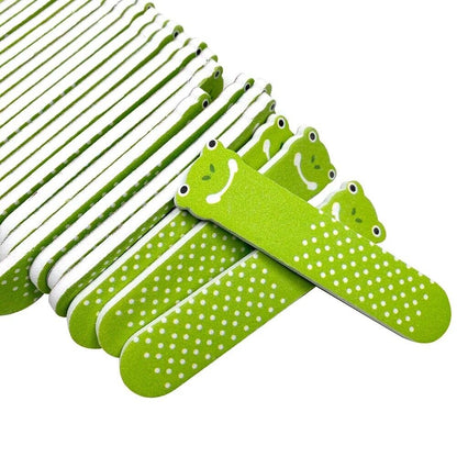Nail Buffer Sanding Files 50Pcs Mini Sandpaper Animals DIY Finger Tip Salon Tool