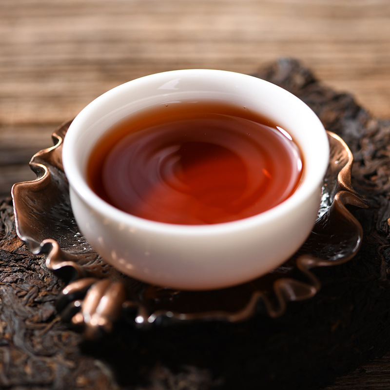 250g Yunnan Puerh Tea Brick Ripe Tea Aged and Scented Old Tea Brick Lao Banzhang