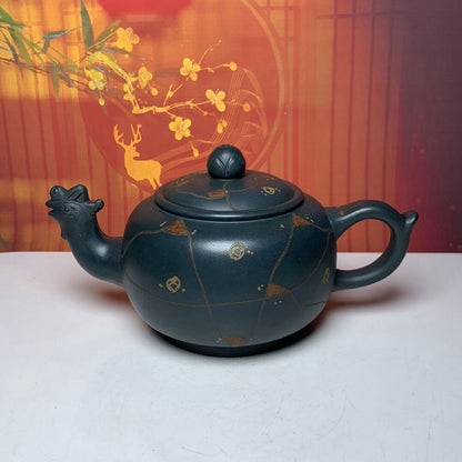 Vintage Chinese Yixing Purple Clay Teapot Zisha Ceramic Exquisite Unique Teaware