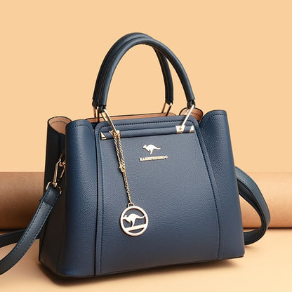 Women Bag High Quality Genuine Leather Handbag Purse Vintage Shoulder Messenger