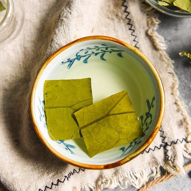 Dried Lotus Leaf Tea Lotus Leaf Buds Natural Makes A Healthy Tea Good Quality