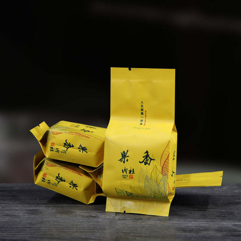 Wuyi Rock Tea Fruits Rougui Oolong Tea Bagged Chinese Red Tea Organic Black Tea