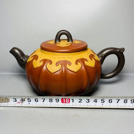 Vintage Chinese Yixing Purple Clay Teapot Zisha Ceremony Fashion Nice Teaware