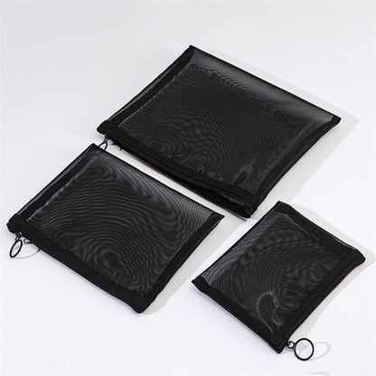 Mesh Cosmetic Bag S/M/L Set Makeup Lipstick Purse Travel Organizer Cosmetics 1PC