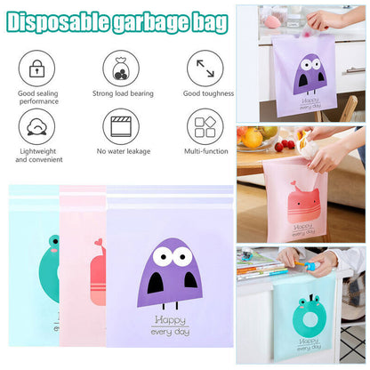 15pcs Car Garbage Bag Trash Rubbish Portable Auto Seat Back Hanging NEW