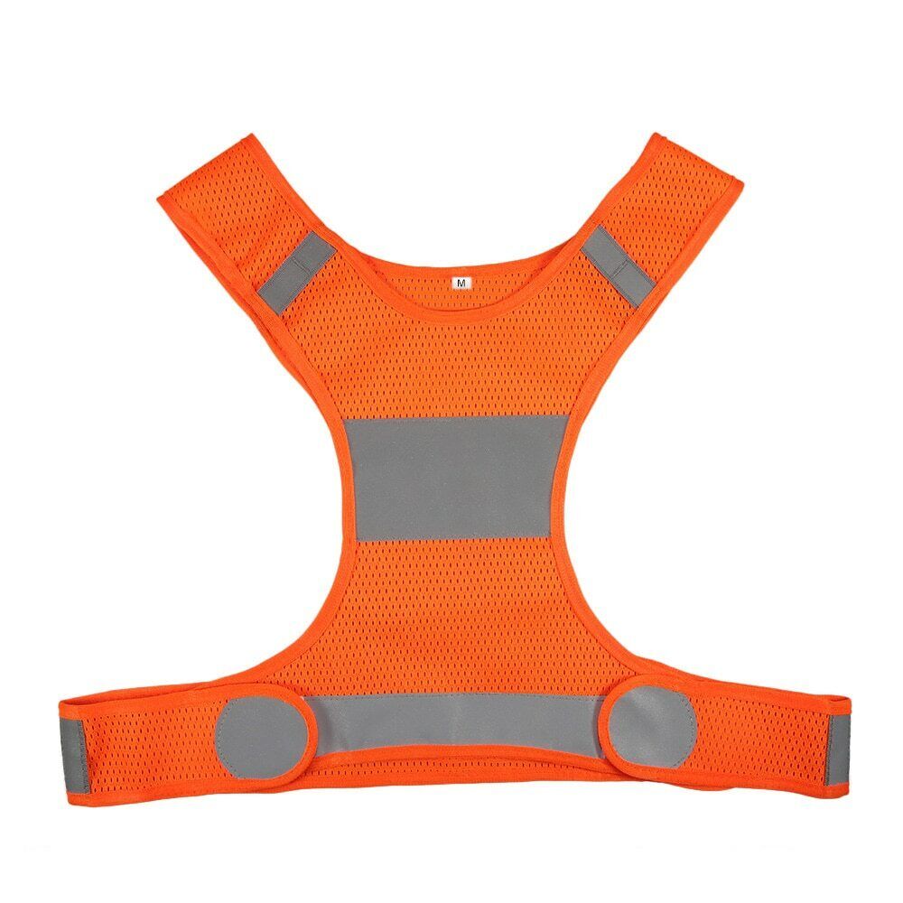New High Visibility Reflective Short Safety Vest, Night Running Reflective