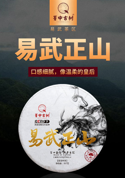 Pu-Erh, Ancient Trees in the Middle of the Rice (Yiwu Tea Area), Yiwu Zhengshan, 2019y, 357g