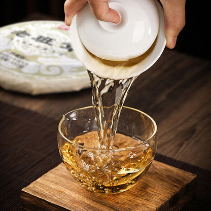 357g Tea Cake Old Banzhang Pu'er Tea Raw Tea Cake Healthy Drink
