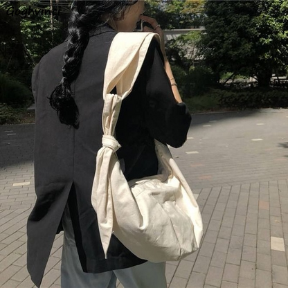 Shoulder Bags Women Tie Cross-body Shopping Handbag Female Underarm Bag
