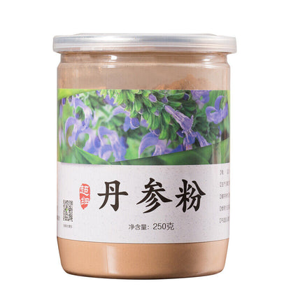 Dan Shen Powder Salvia Miltiorrhiza Pink Rat Tail Grass Root Powder-