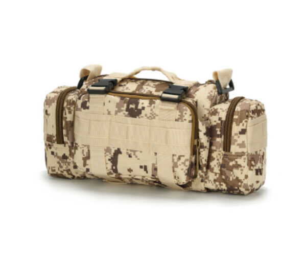 Men Tactical Waist Pack Waist Bag Pack Outdoor Camping Pouch Chest Bag Belt Bags