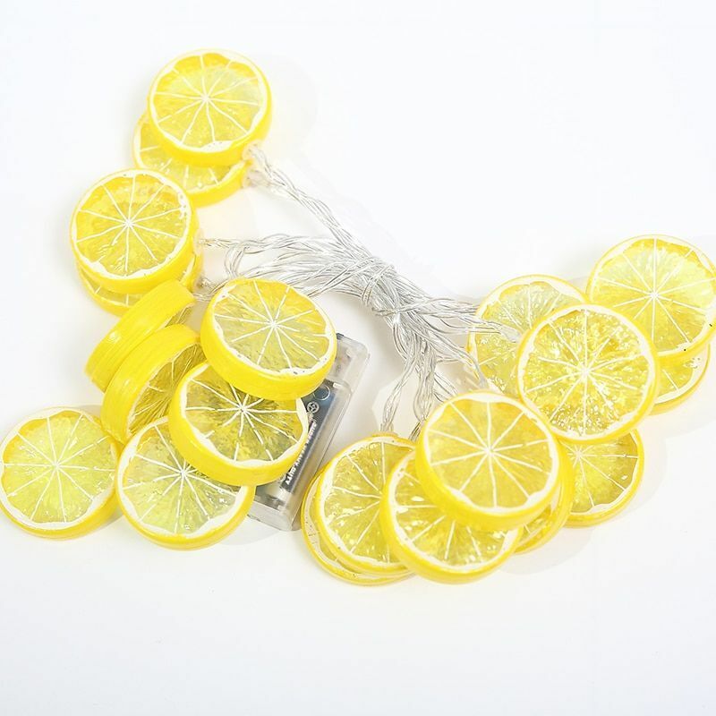 LED Lemon String Light 3M Shape Fairy Warm White Strip Battery USB Operated Wire