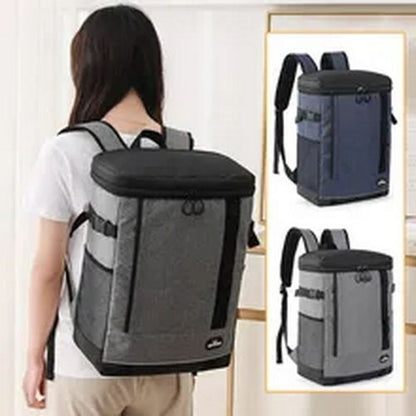 18/24l Thermal Cooler Backpack Large Capacity Camping Cooler Bag Waterproof Kit
