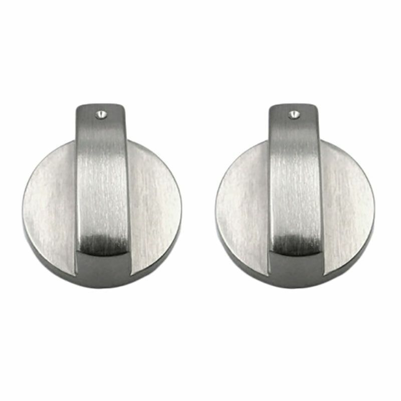 4Pcs/Lot Universal Metal Silver Gas Stove Cooker Knob 6mm Surface Cookware Parts