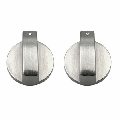 4Pcs/Lot Universal Metal Silver Gas Stove Cooker Knob 6mm Surface Cookware Parts