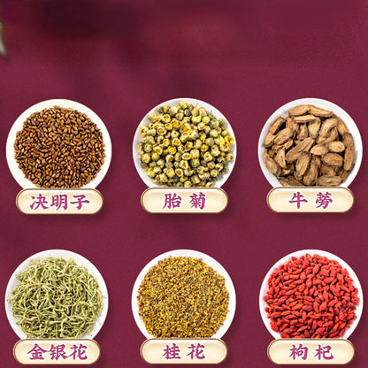 Organic Chrysanthemum Wolfberry Cassia Flower Tea Honeysuckle Burdock Root/120g*
