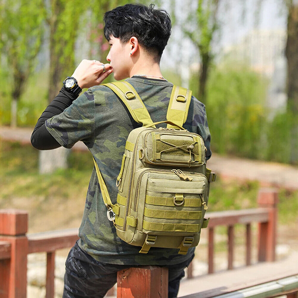 Backpacks Bag Pack Bag Army Outdoor Hiking Camping Hunting Backpack Chest