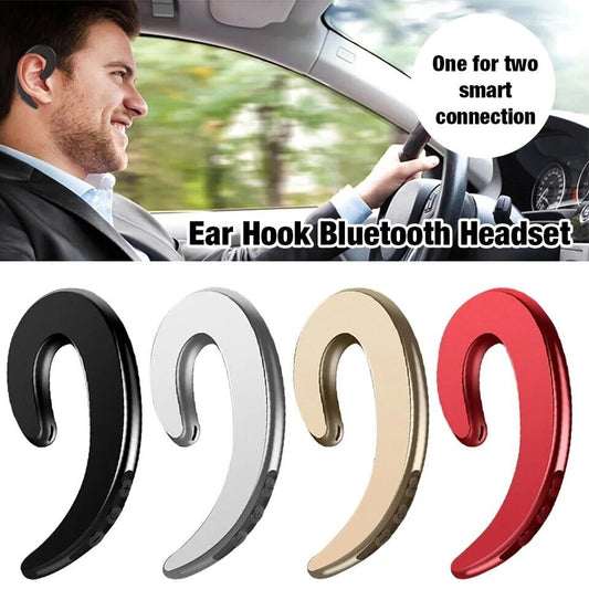 Wireless Bone Conduction Bluetooth Handsfree Earbud For Smart Phone Cell