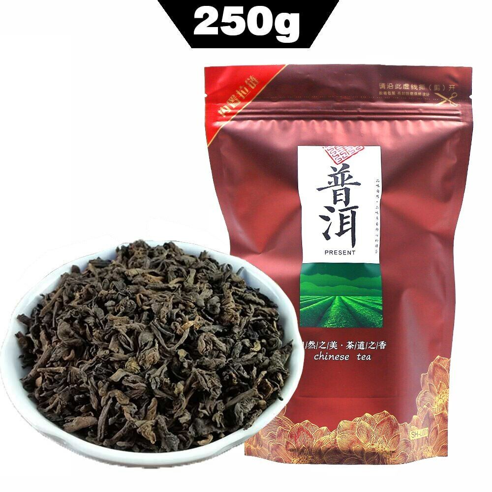 Ripe Pu-erh Tea Loose Tea China Yunnan Shu Puer Bag Packaging 250g/8.8oz