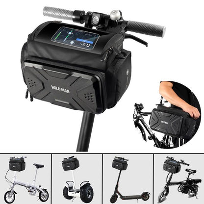 Electric Scooter Bag Phone Holder Waterproof Accessories Bicycle Front 3L 4L 5L