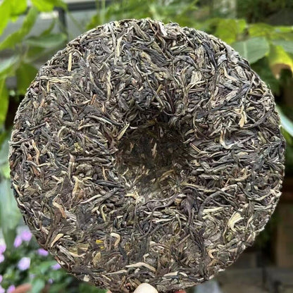 357g Yunnan Raw Pu'er Tea 2015 Huazhuliangzi Aged Pu-erh Raw Tea Cake Puerh Tea