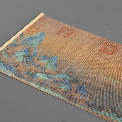 Rivers And Mountains Bamboo Tea Table Mats|Table Cloth|Tea Accessories