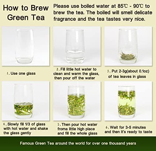 West Lake Longjing Tea Dragon Well Green Tea Leaves , Pick Before Qingming 125g