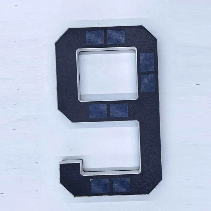 Solar House Number Lights Light Sensor House number Modern Led Address Sign