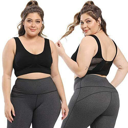 Women's Seamless Air Permeable Cooling Comfort Bra