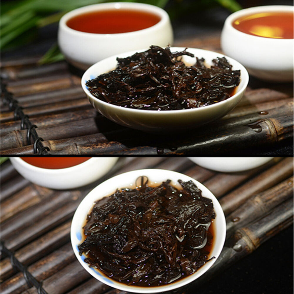 357g Pu-erh tea cake ripe tea Great original Shu Pu'er tea cooked HelloYoung Tea