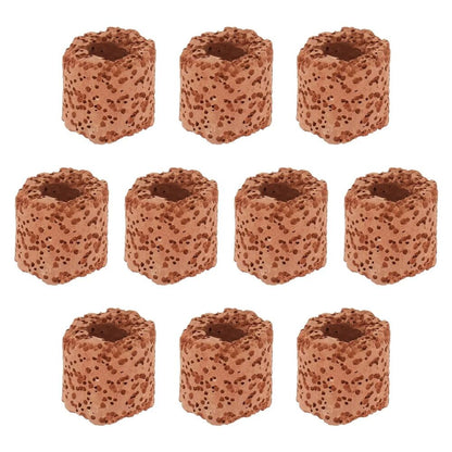 Aquarium Plant Ring Holder 10Pcs Pottery Fish Cup Weight Tank Media Pond Planter