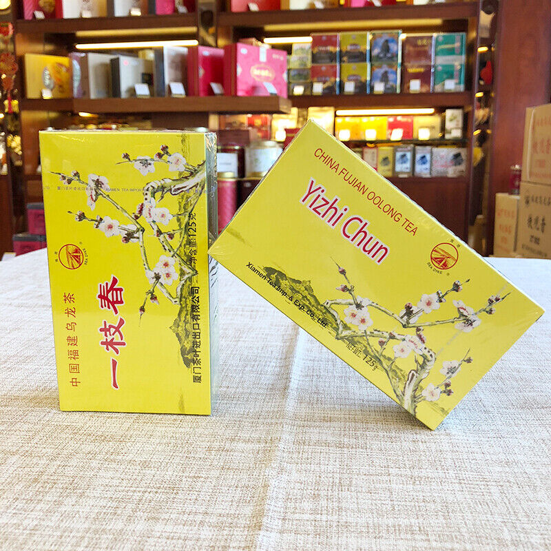 China Fujian Authentic OolongTea Loose Leaf Original XT801Yizhi Chun125gBox-