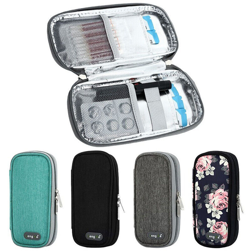 Diabetic Insulin Cooling Bag Protector Pill Refrigerated Pack Without Gel