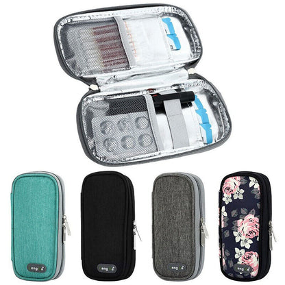 Diabetic Insulin Cooling Bag Protector Pill Refrigerated Pack Without Gel