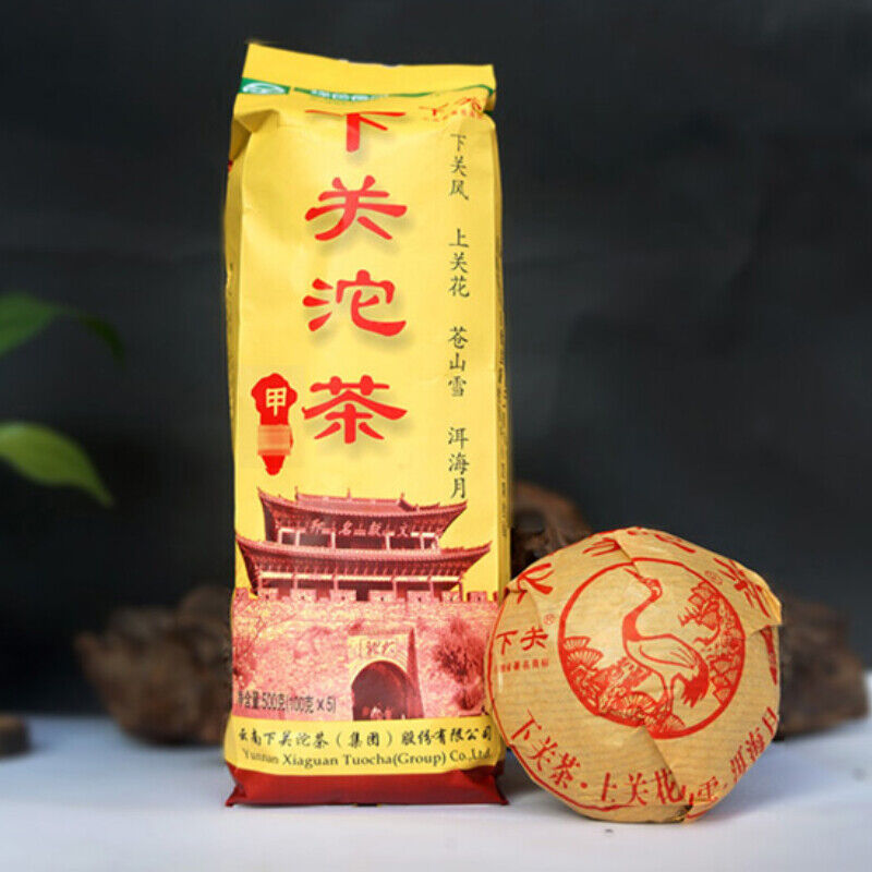 Aged Shen Pu Erh Tea Tuo Cha Xia Guan Raw Puer organic Tuocha 100g