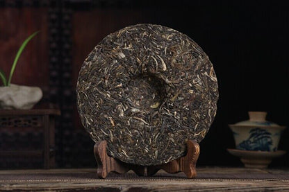 357g Yunnan Qizibing Ruyi sheng green pu er raw pu erh Шен Пуэр cake puer tea