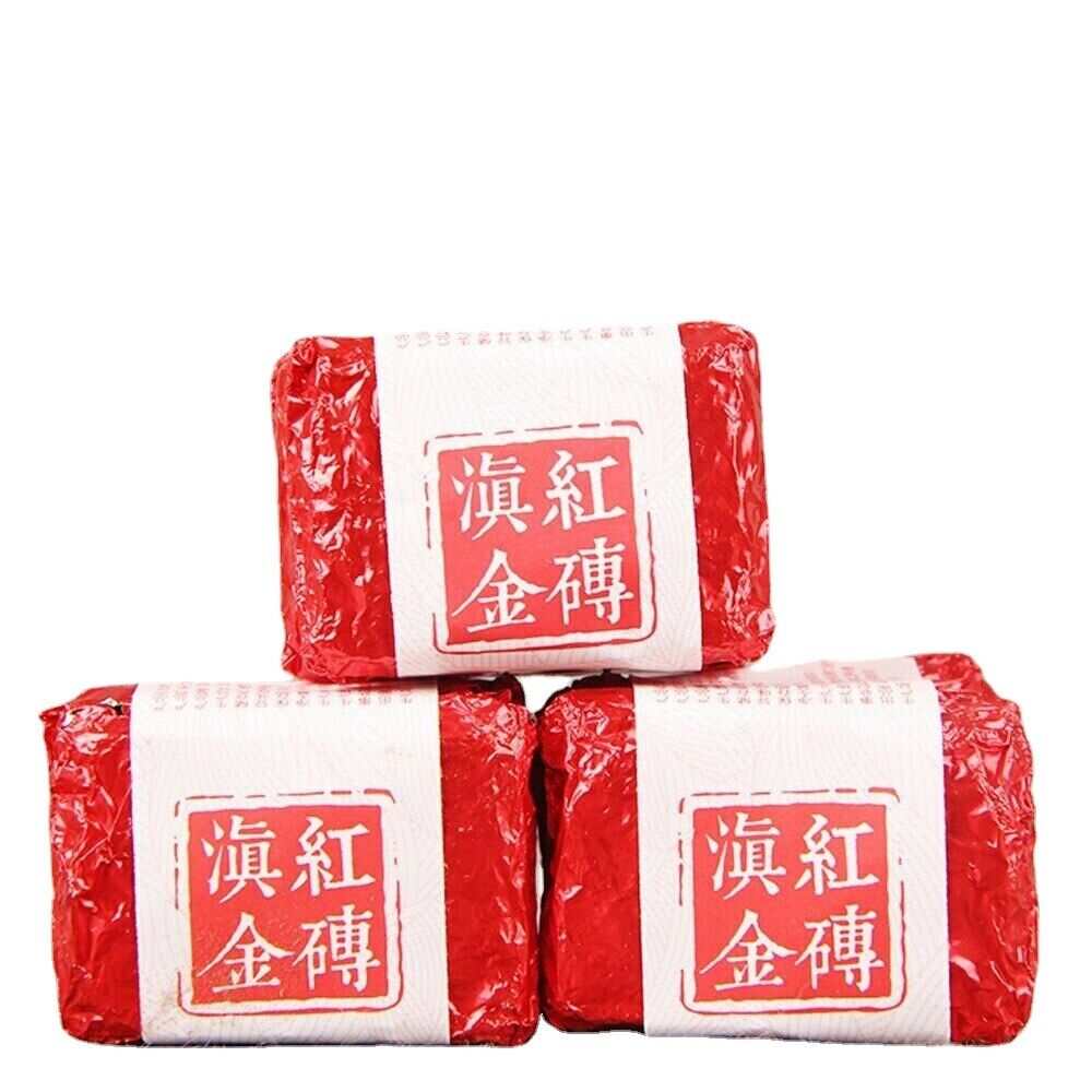 100g Small Compressed Tea Black Tea Mini Fengqing Yunnan Dianhong Gold Cube