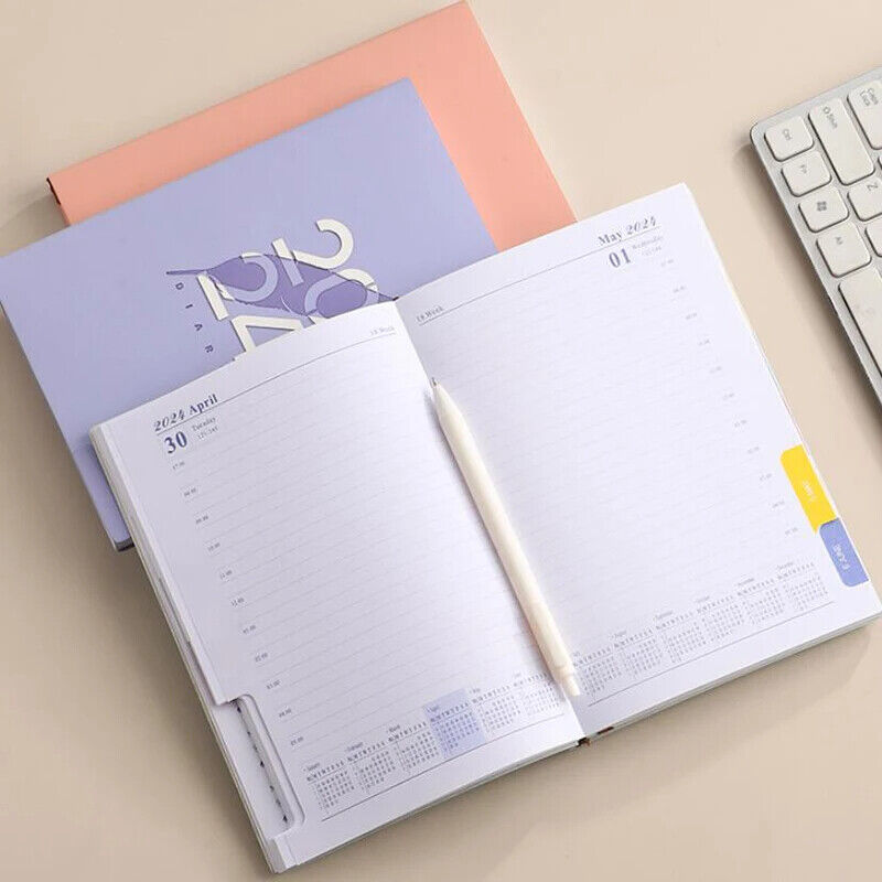 2024 Planner Notebooks A5 Agenda Journals Kawaii Notepad Diary Weekly To Do List