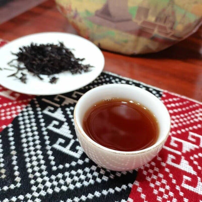 Yunnan Puerh Tea Old Banzhang Iceland 1000g Puerh Ripe Tea Brick